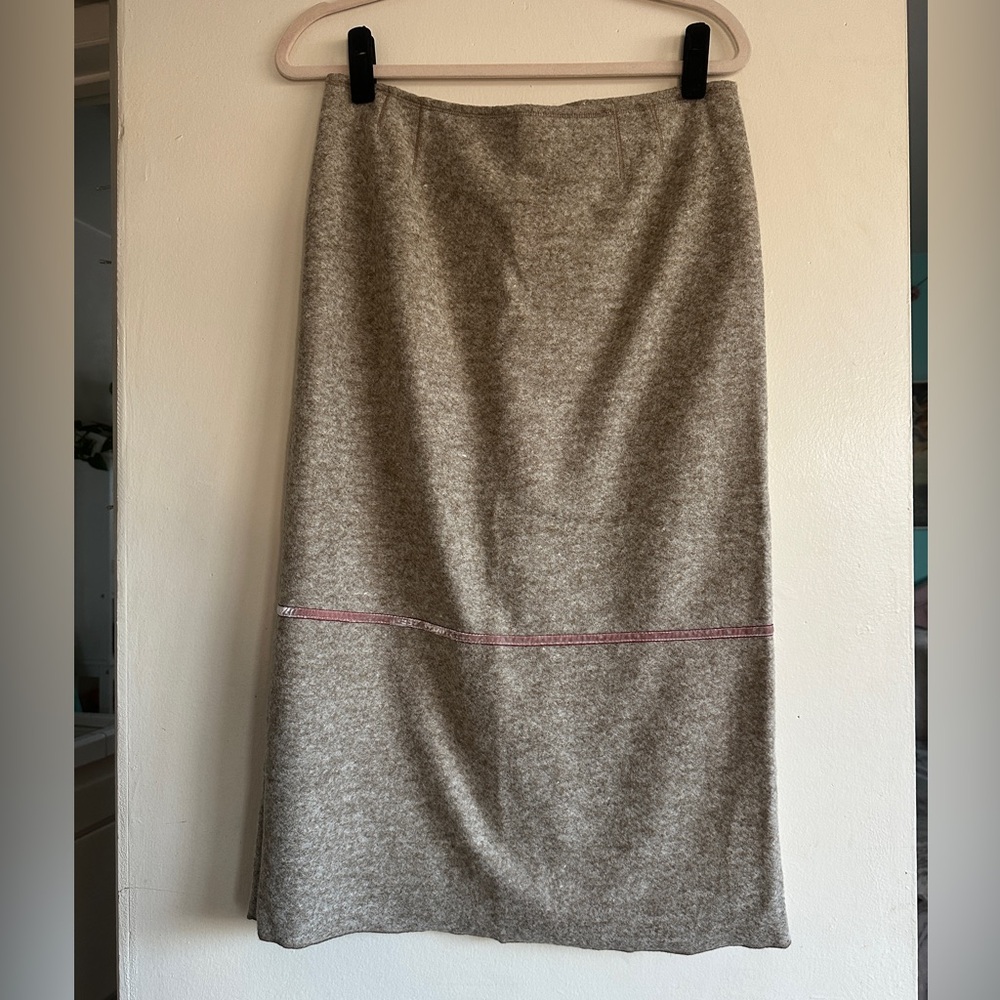 Stefanel Tan Maxi Skirt
